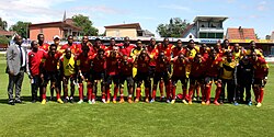 The national football team of Angola in 2014