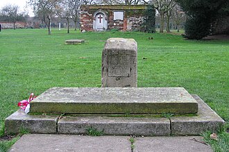 The supposed grave of King Harold Godwinson, d.1066