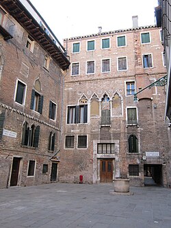 Corte Seconda del Milion, Venice, next to Polo's house, is named after the nickname of Polo, Il Milione