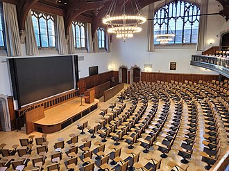 McCosh 50, the largest lecture hall on campus