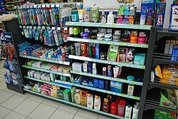 Personal care products at a FamilyMart convenience store in South Korea (2012)