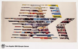 Official poster of the 1984 Summer Olympics