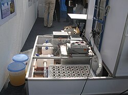 Microbial fuel cell stack that converts urine into electricity (research by the University of the West of England, UK)