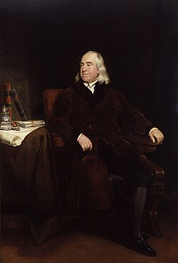 Jeremy Bentham, philosopher who advocated for the establishment of preventive police forces and influenced the reforms of Sir Robert Peel