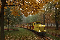 Locomotive D4 of the Prater Liliputbahn