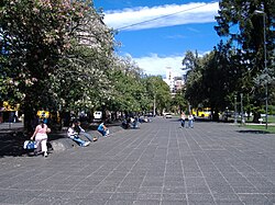 Facing south