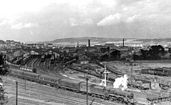 Inverness railway panorama (1948)