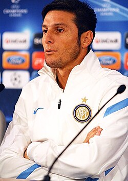 Javier Zanetti made a record 858 appearances for Internazionale, including 618 in Serie A.