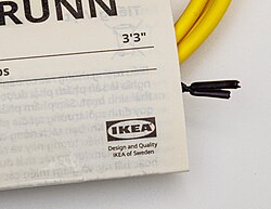 IKEA products are labelled with "IKEA of Sweden"