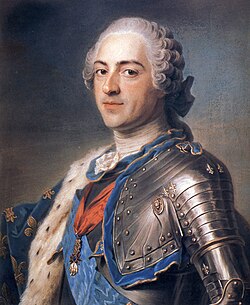 Maurice Quentin de La Tour, Portrait of Louis XV of France (1748), pastel