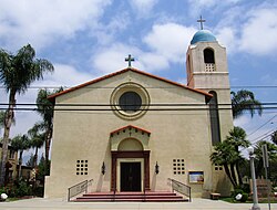 Our Lady of the Rosary Cathedral is the seat of the Roman Catholic Diocese of San Bernardino.