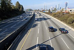 British Columbia Highway 1 near Brentwood, Burnaby