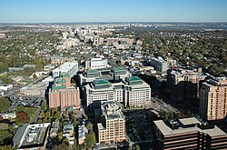 The Rosslyn–Ballston corridor in Arlington County near Washington, D.C.