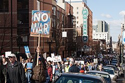 Protests against the Iraq War on March 19, 2006
