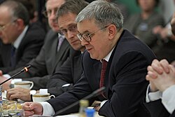 The first Rector Yaroslav Kuzminov, 2010