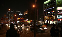 Koreatown in the Wudaokou neighborhood in the Haidian district of Beijing