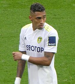Raphinha with Leeds United in 2021