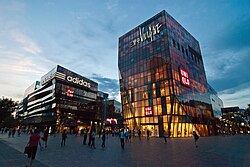 The Taikoo Li Sanlitun shopping arcade is a destination for locals and visitors.
