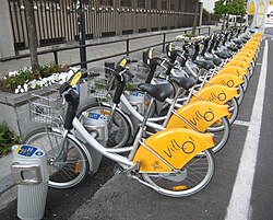 Villo! shared bicycles in Brussels