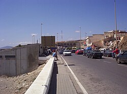 Spanish-Moroccan border in 2004