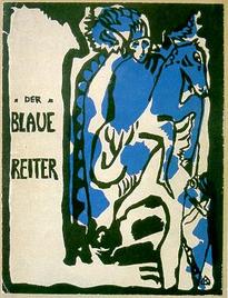 Wassily Kandinsky, cover of Der Blaue Reiter almanac, c. 1912