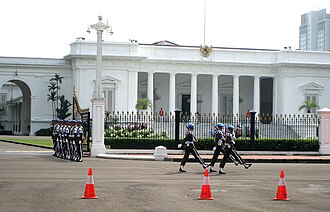 Merdeka Palace, the official residence of the president of Indonesia