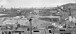 Tin mines between Camborne and Redruth, c. 1890
