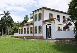 Colonial Portuguese house in the Brazilian city of Florianópolis.