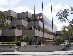 The former Hilton Hotels Corporation headquarters in Beverly Hills, California