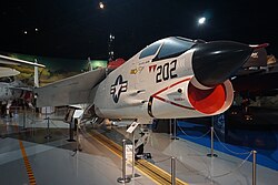 F-8J Crusader on display at the Air Zoo