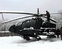 501st Aviation Brigade AH-64A on Operation Joint Guard in the Balkans, 1998