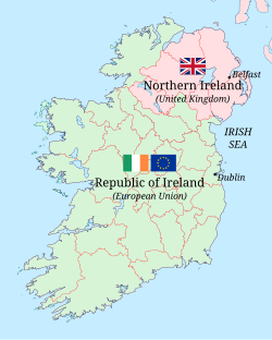 Political entities on the island of Ireland