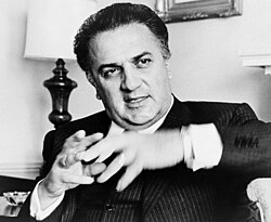 Federico Fellini, considered one of the most influential and widely revered filmmakers of the 20th century[389]