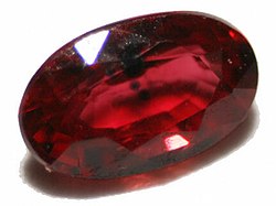 Ruby gemstone