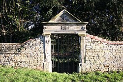 Elizabethan gateway near Fulbeck Hall