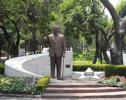 Atatürk memorial on Paseo de la Reforma in Mexico City
