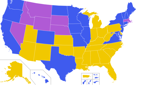 Current license plate mounting requirements in the United States as of June 2026: Only rear plates required Front and rear plates required Front and rear plates generally required, with exceptions