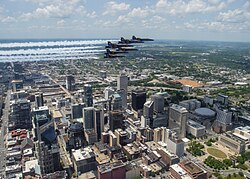 U.S. Navy Blue Angels over Nashville in 2020