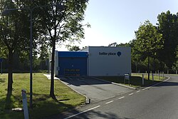 A Better Place battery swap station in Denmark.