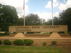 Louisiana State University at Alexandria off U.S. Highway 71 south