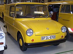 Bundespost vehicle, 1960s/70s, with old-style BP plate