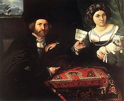Husband and Wife (1523) by Lorenzo Lotto