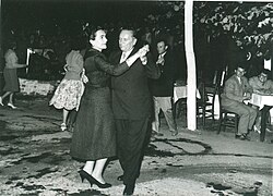 Jovanka Broz and Tito in Negotin, 1959
