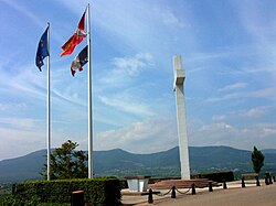 Monument to the Malgré-nous in Obernai, Alsace