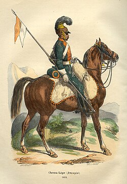 Imperial French lancer from 1812