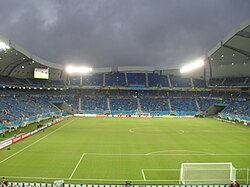 Arena das Dunas before the Japan vs Greece match