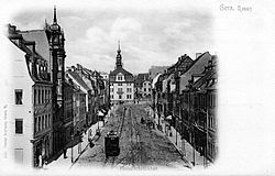 The Heinrichstraße in the 1900s