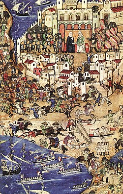 The Fall of Tripoli to the Egyptian Mamluks and destruction of the Crusader state, the County of Tripoli, 1289