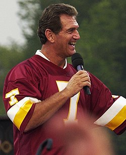 Former NFL quarterback Joe Theismann