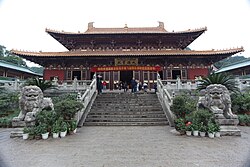 Donglin Temple at Mount Lu, considered the birthplace of Pure Land Buddhism